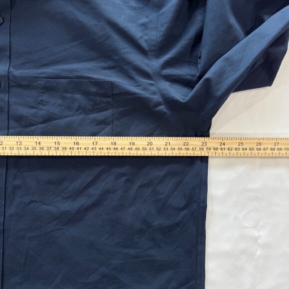 UNTUCKit Men's L Navy Phillies Signature Series Button-Down Shirt - Picture 5 of 9